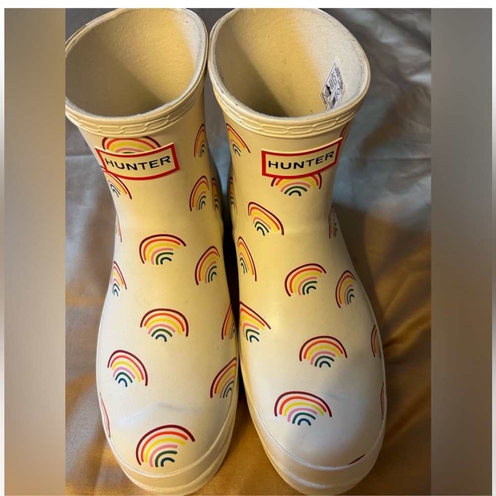 Rainbow Print Hunter Boots